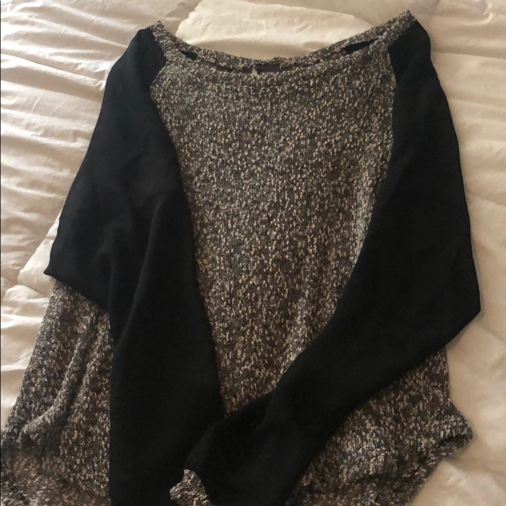 Long sleeve sheer top